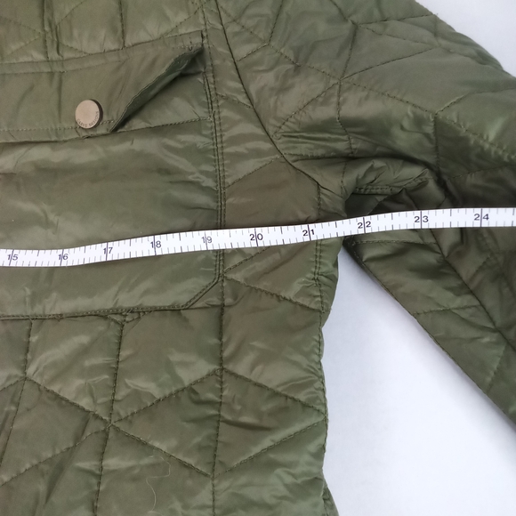 Carve Designs Evans Quilted Jacket Shacket Olive Size M - Picture 7 of 8